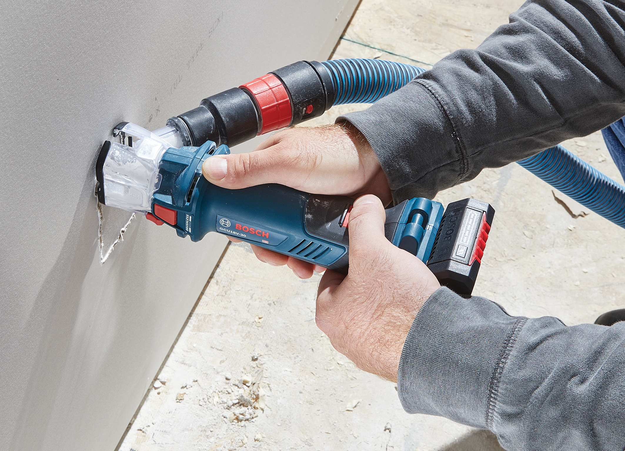 Efficient, ergonomic, better for the body: Three Bosch innovations for  drywall professionals - Bosch Media Service