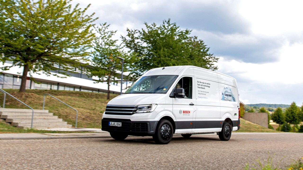 Bosch Tests Fuel Cell Vans Bosch Media Service