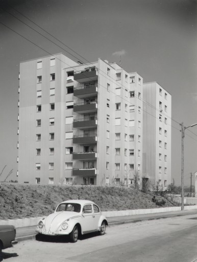 Bosch residential buildings in Gerlingen near Stuttgart, builded by SIGE, 1971