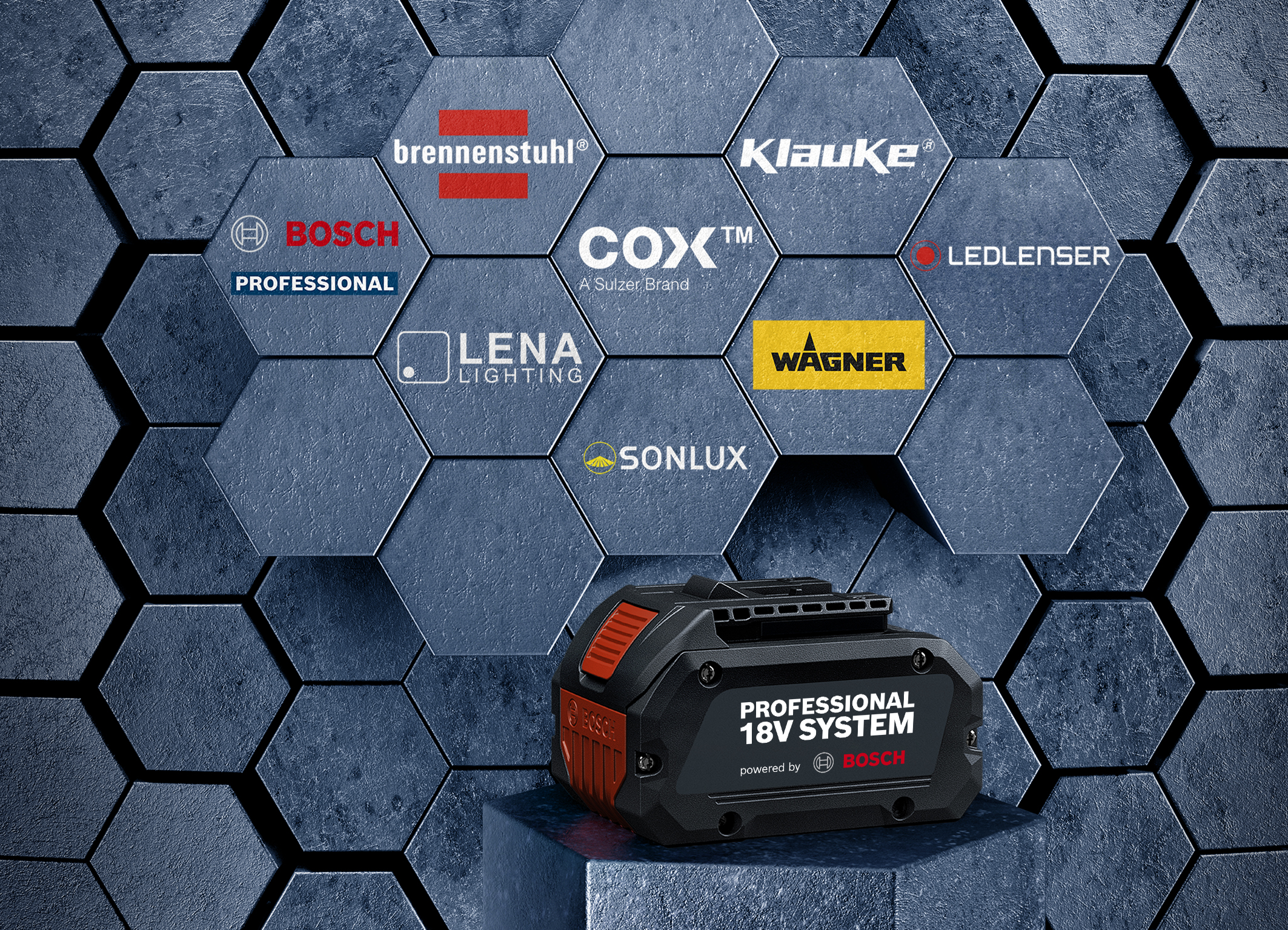 Set batteries du Professional 18V System Bosch : 2 batteries