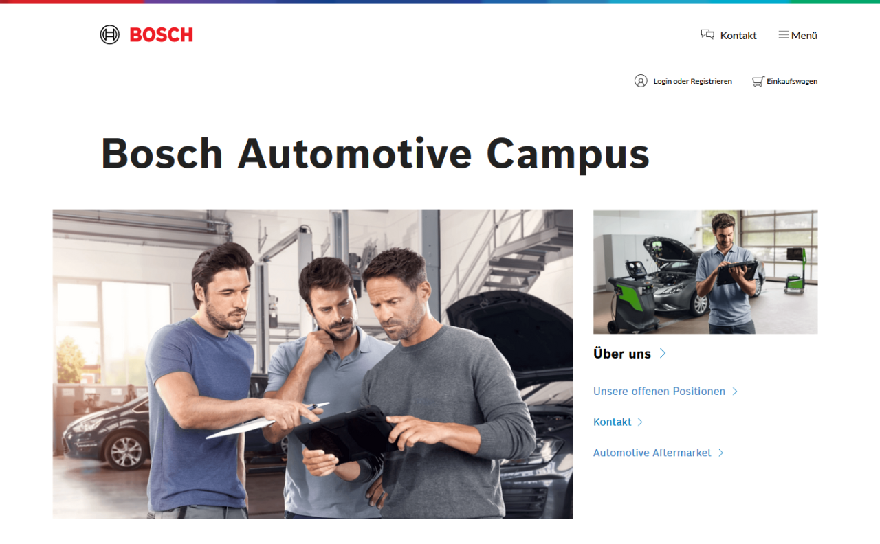 Bosch Automotive Training Solutions Learning Management System With ...