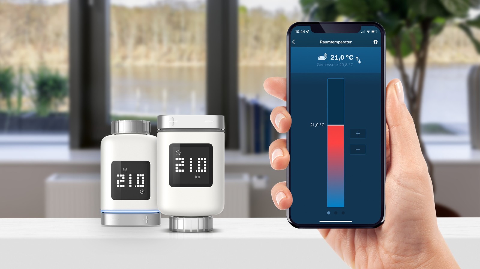 Energiesparend Und Komfortabel Heizen Bosch Smart Home Heizk Rper Thermostat Ii Raumthermostat