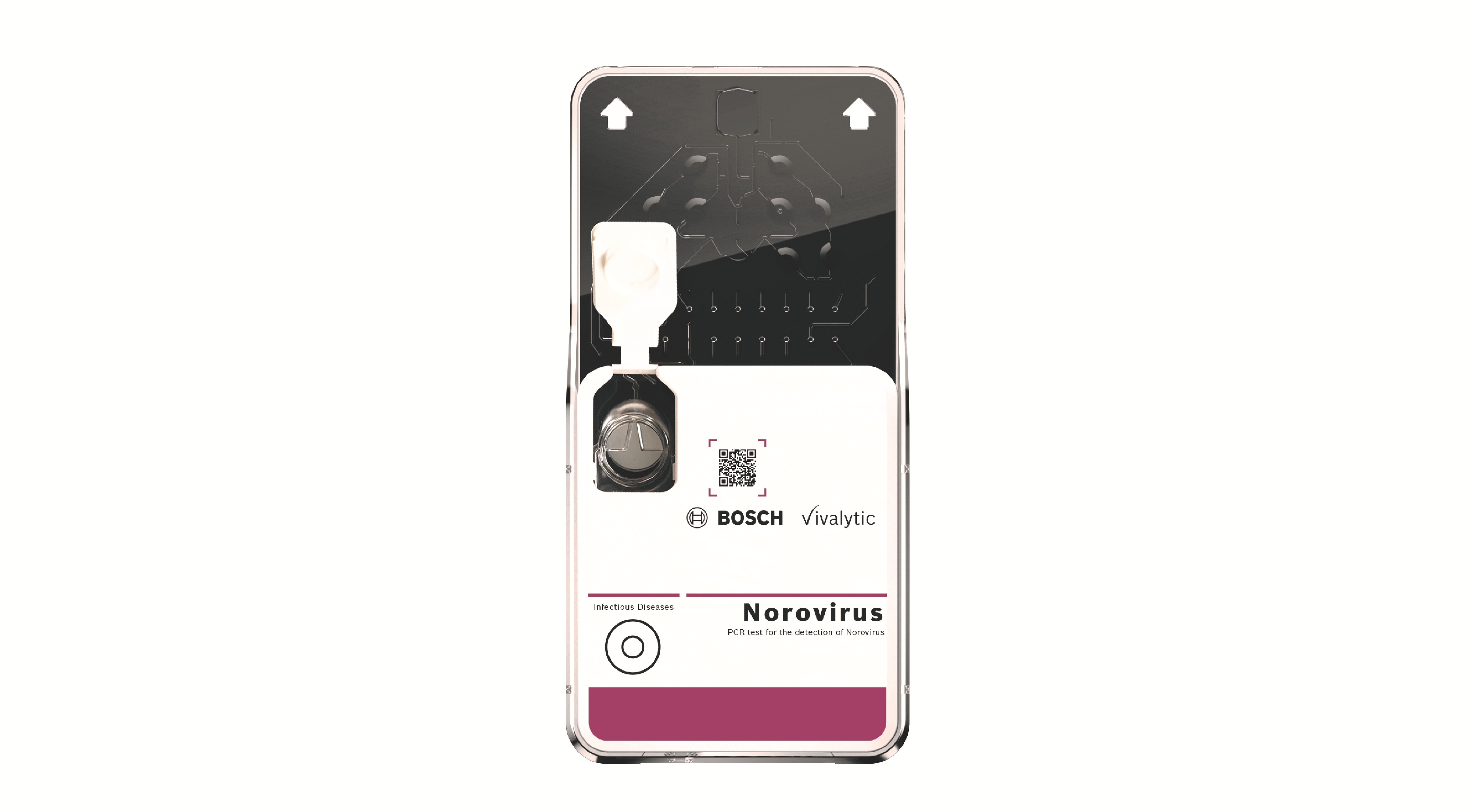 The Vivalytic Norovirus Test cartridge.