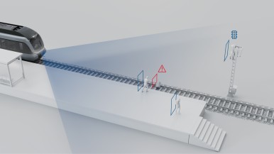 Bosch präsentiert neues Assistenzsystem Rail Forward Assist für die Vollbahn 