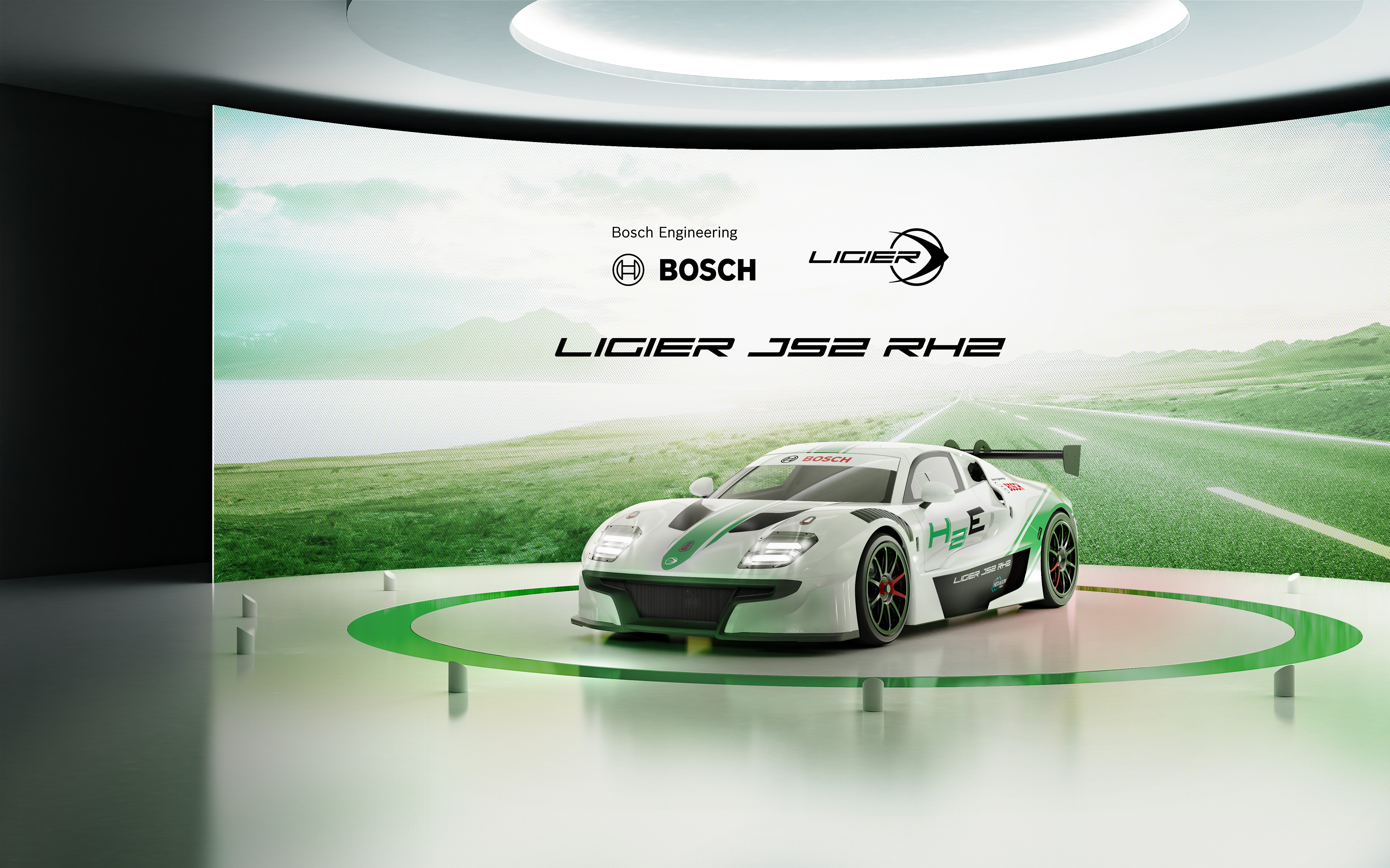 Bosch Engineering and Ligier Automotive present high-performance vehicle  with a hydrogen engine at 24h race in Le Mans - Bosch Media Service