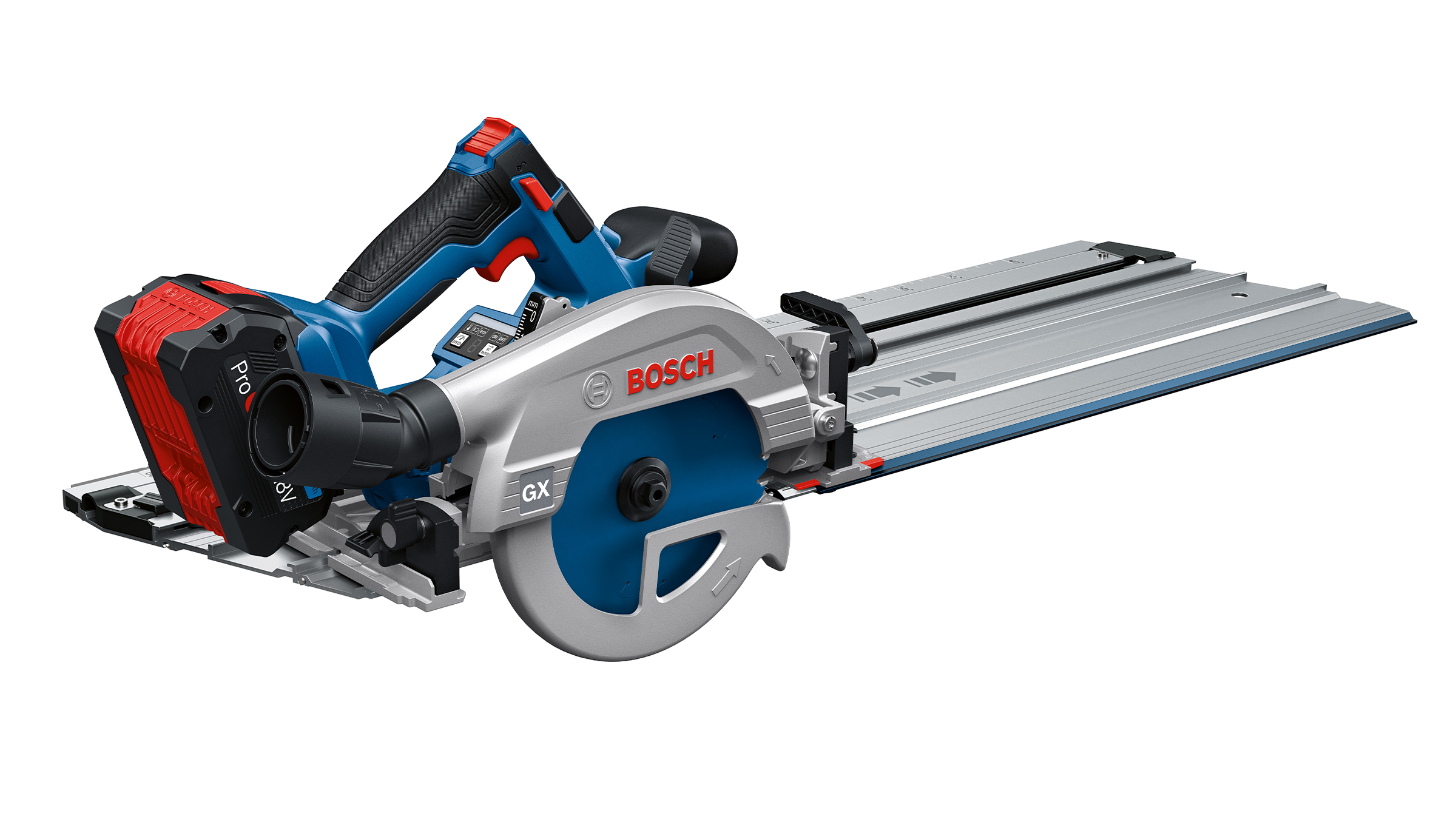 New in the Professional 18V System First Bosch cross cutting guiderail compatible circular saw Bosch Media Service